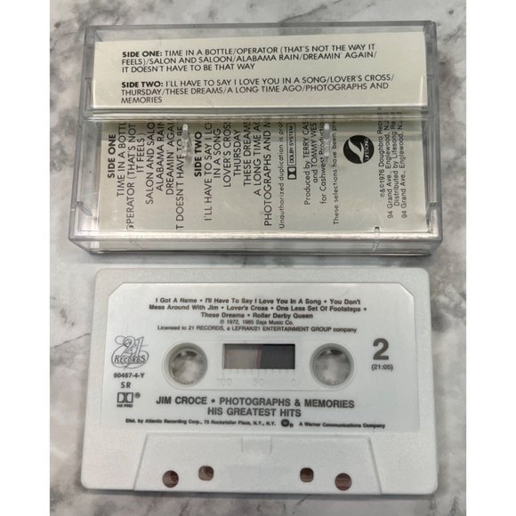 Jim Croce Time in a Bottle Cassette Pop Greatest Love Songs 1976 - Picture 3 of 4